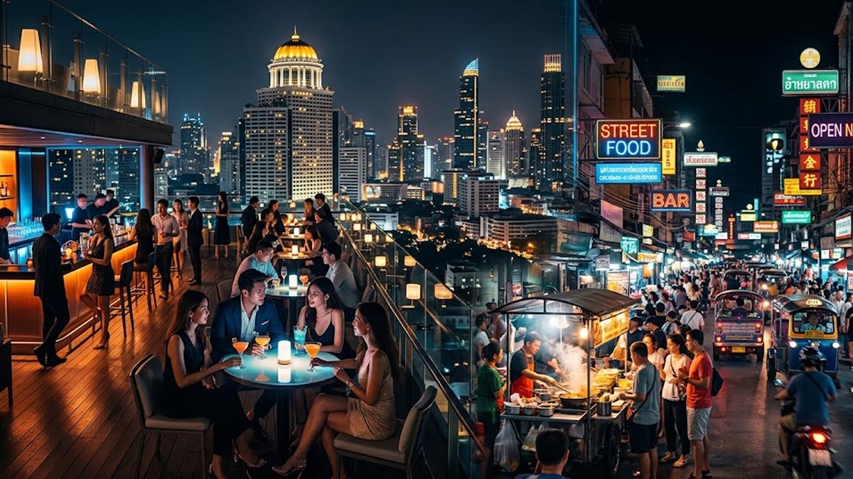 Intip Pesona Bangkok Setelah Tengah Malam